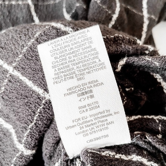 Free People Textured Grid Wrap-front top - Picture 8 of 11